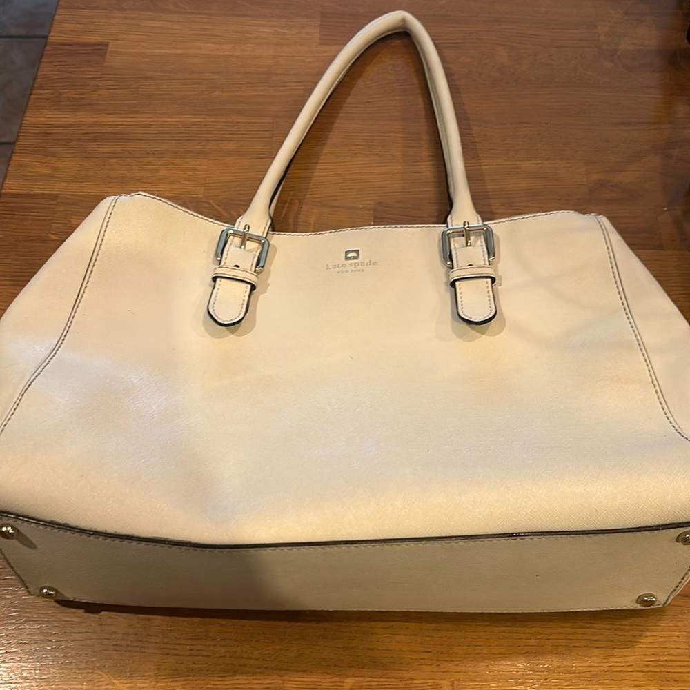 Kate Spade cream leather purse